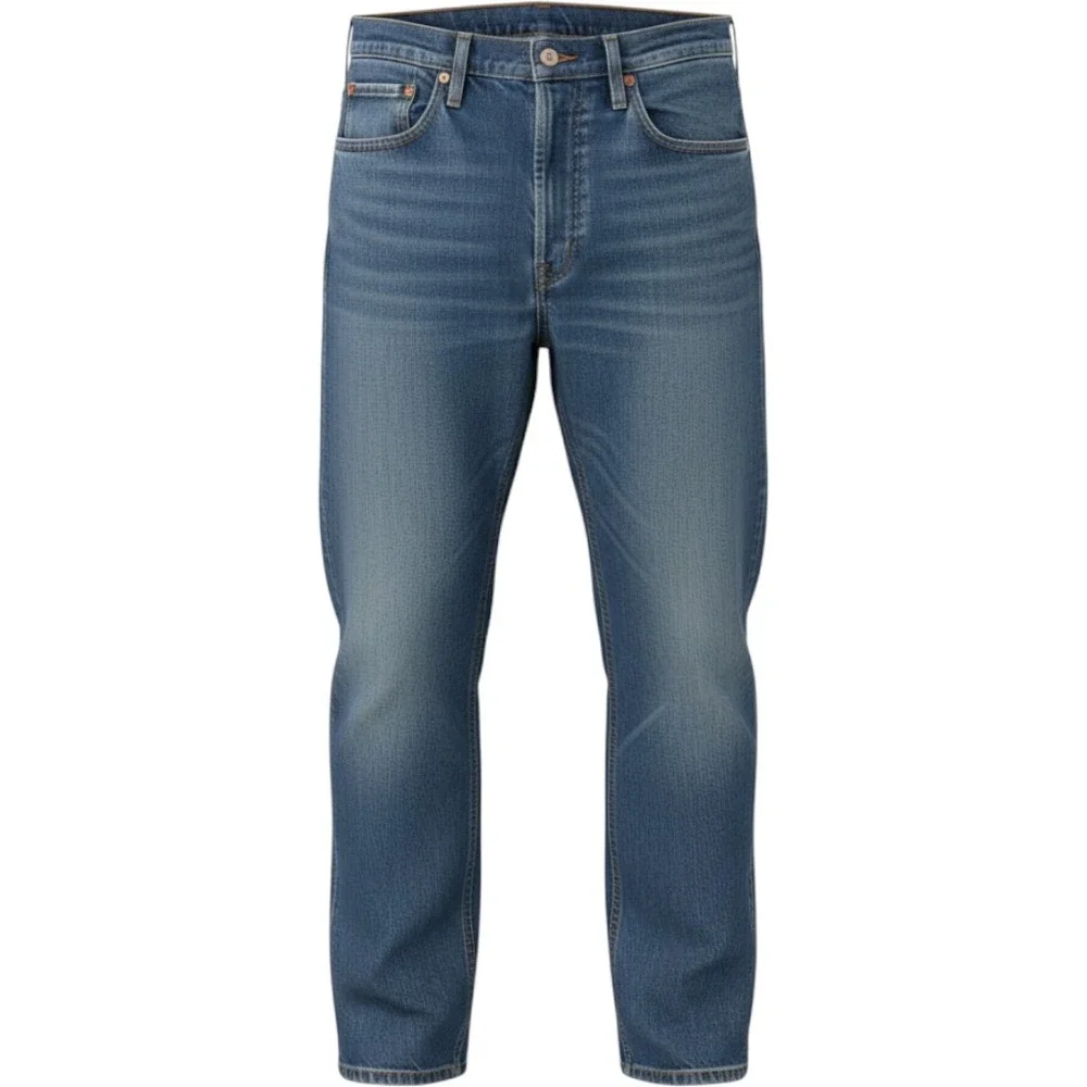 Levi's 517 Bootcut Jeans 38x36 Blue Slim Fit Denim Pants